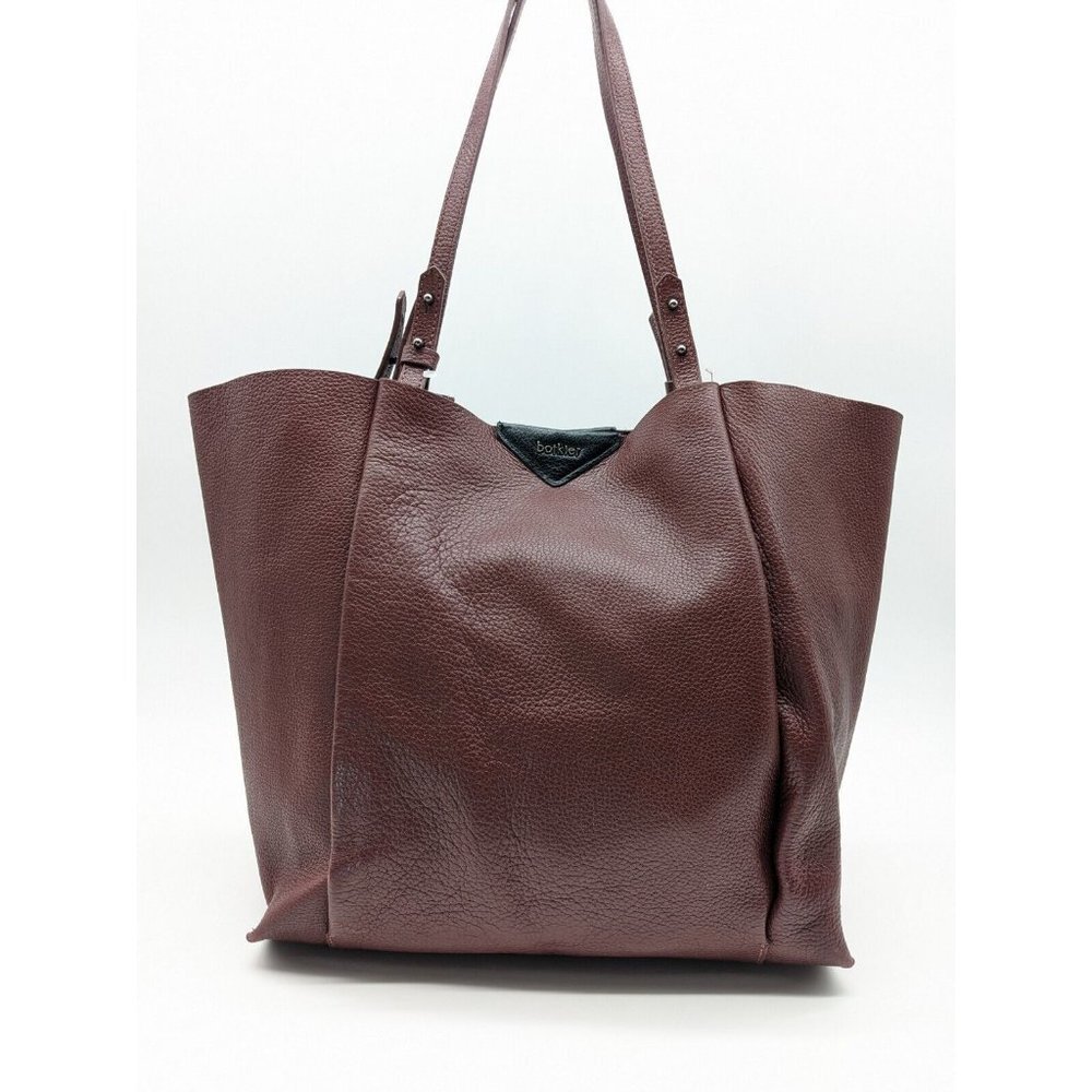 BOTKIER Allen leather women's Large tote purse bag - Malbec /wine /burgundy